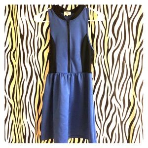 Blue and Black Dress - Size Medium